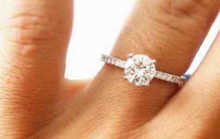 B&G Jewelers diamond ring-solitare
