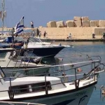 Old Jaffa Port-Boats in dock&fishermen