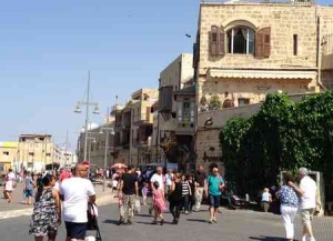 Old Jaffa Port-people wandering