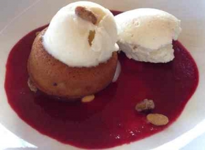 Rustico Restaurant -Pista & berry dessert10-10-15