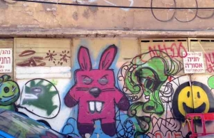 Tel Aviv-Grafitt & Streetart -Rabbit+