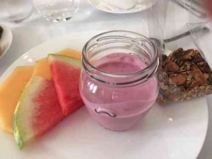 Tel Aviv Breakfast-Norman Hotel-Yoghurt & fruit